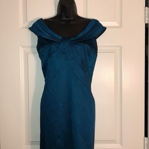 062. Jones New York Mermaid style cocktail dress (Teal)